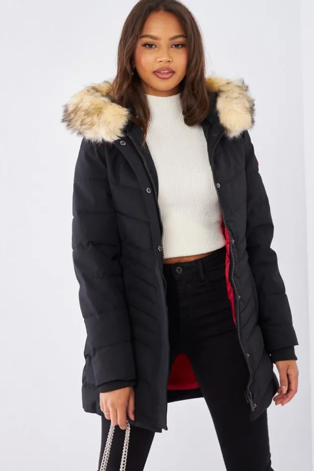 Women Parka Noire Ginette Paragoose Black Brentiny Paris Parkas And Down Jackets Women Parka Noire Ginette Paragoose Black Brentiny Paris Parkas And Down Jackets