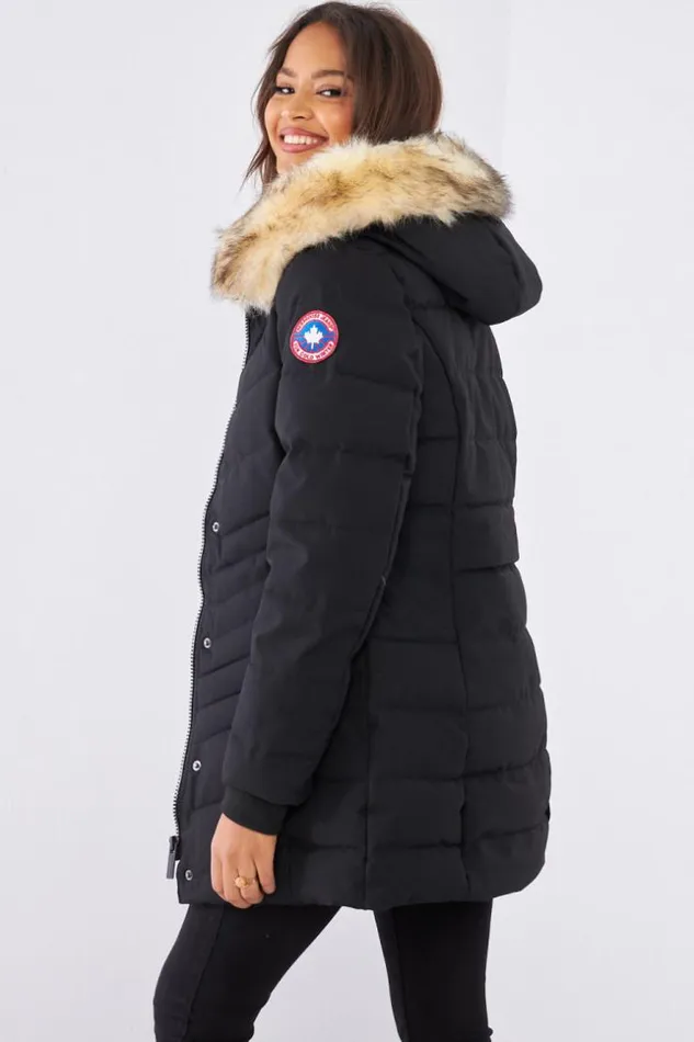 Women Parka Noire Ginette Paragoose Black Brentiny Paris Parkas And Down Jackets Women Parka Noire Ginette Paragoose Black Brentiny Paris Parkas And Down Jackets