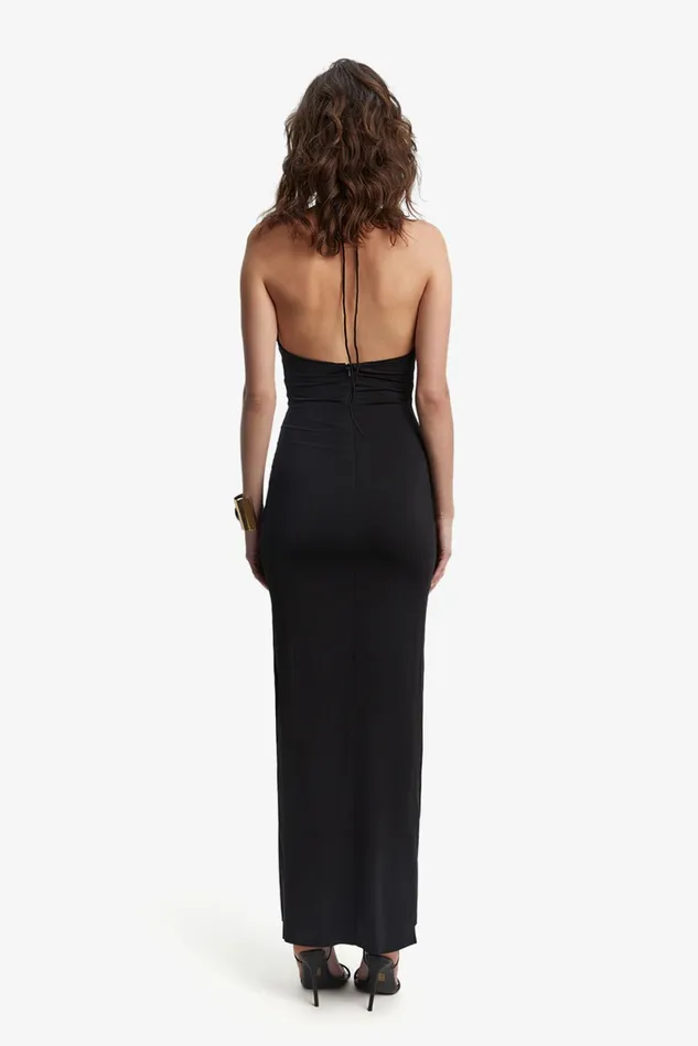 Women Party Dresses Bardot Neve Maxi Dress In Black Black Women Party Dresses Bardot Neve Maxi Dress In Black Black