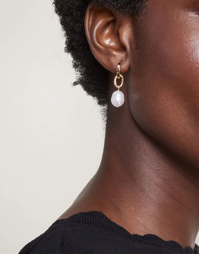 Women Pearl Drop Earrings Monsoon Jewellery and Hair