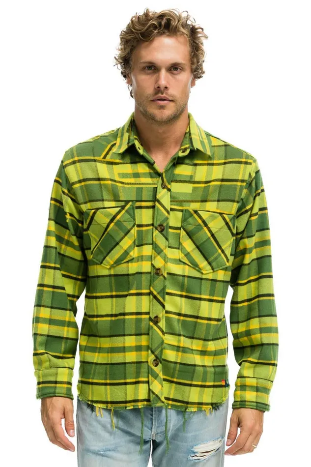 Women PLAID FLANNEL WESTERN SHIRT 8211 AVOCADO PLAID Aviator Nation UnisexTees Women PLAID FLANNEL WESTERN SHIRT 8211 AVOCADO PLAID Aviator Nation UnisexTees