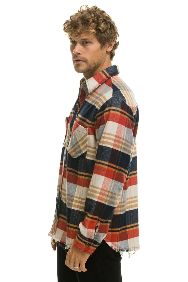 Women PLAID FLANNEL WESTERN SHIRT 8211 COWBOY PLAID Aviator Nation Women PLAID FLANNEL WESTERN SHIRT 8211 COWBOY PLAID Aviator Nation