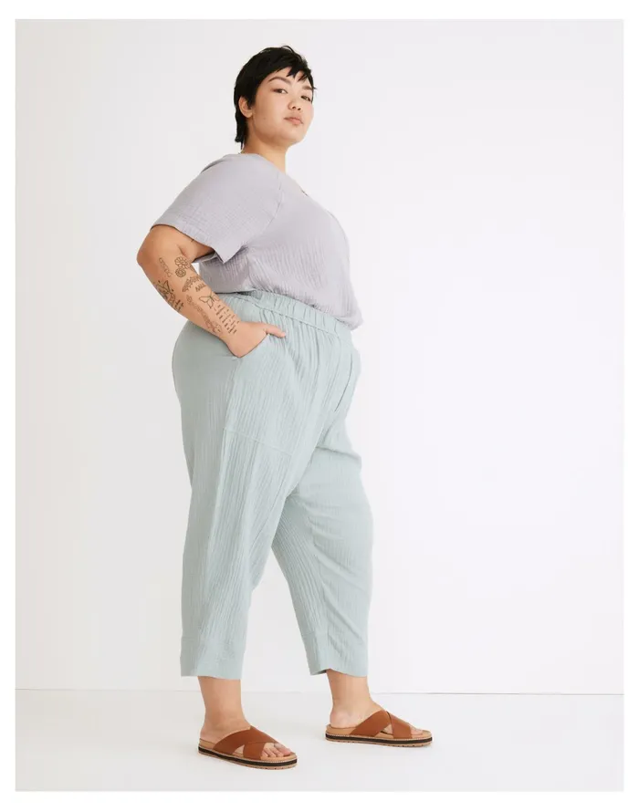 Women Plus Lightspun Pull On Balloon Pants Blue Horizon Madewell Pants Women Plus Lightspun Pull On Balloon Pants Blue Horizon Madewell Pants