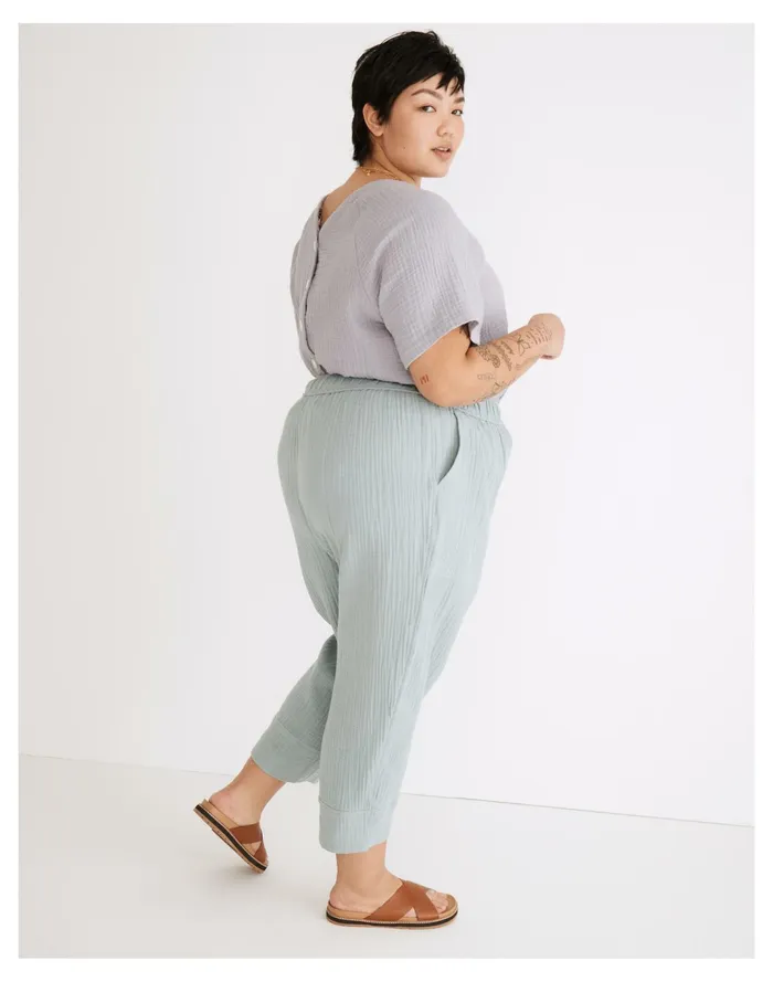 Women Plus Lightspun Pull On Balloon Pants Blue Horizon Madewell Pants Women Plus Lightspun Pull On Balloon Pants Blue Horizon Madewell Pants