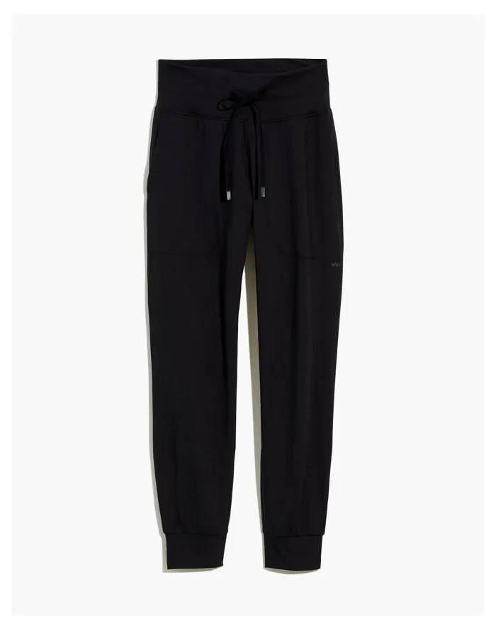 Women Plus MWL Flex Skinny Joggers True Black Madewell Activewear Women Plus MWL Flex Skinny Joggers True Black Madewell Activewear