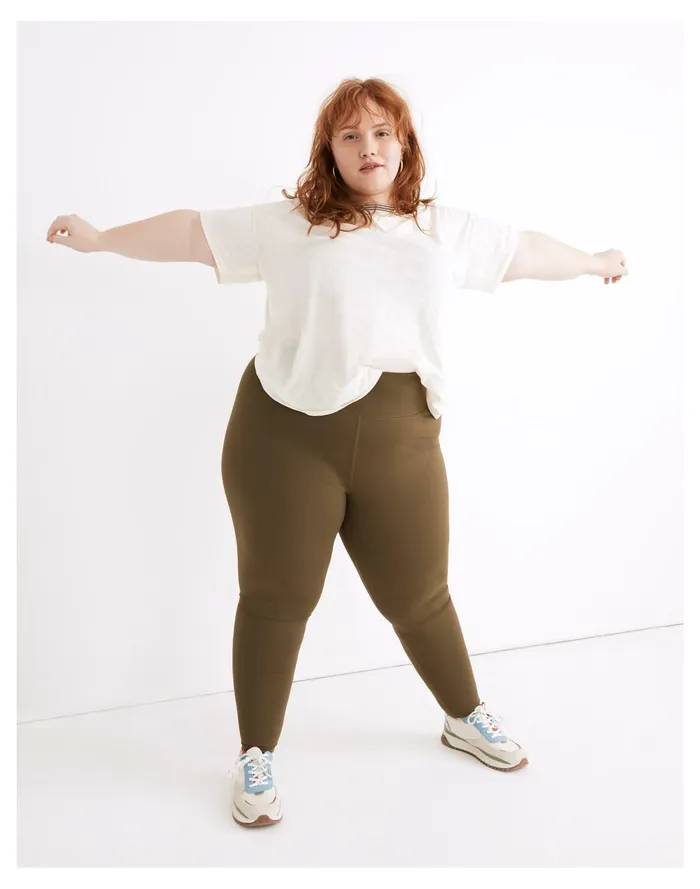 Women Plus MWL Form High Rise 26034 Leggings Kale Madewell Activewear