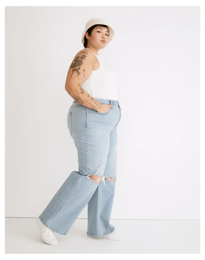 Women Plus Superwide Leg Jeans In Blaisdell Wash Braisdell Wash Madewell Jeans Women Plus Superwide Leg Jeans In Blaisdell Wash Braisdell Wash Madewell Jeans