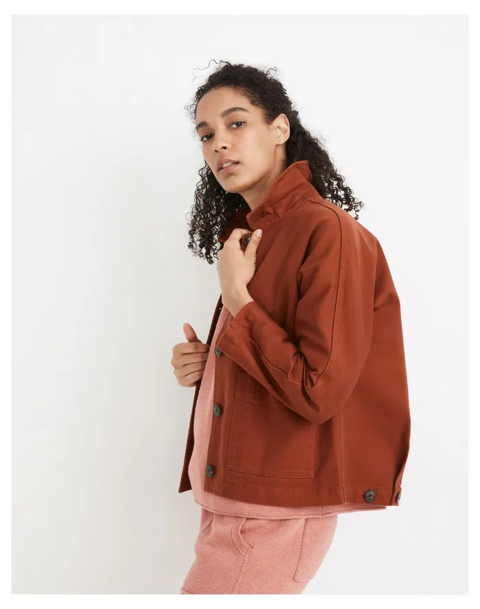 Women Pomeray Chore Jacket Dusty Redwood Madewell Jackets Women Pomeray Chore Jacket Dusty Redwood Madewell Jackets