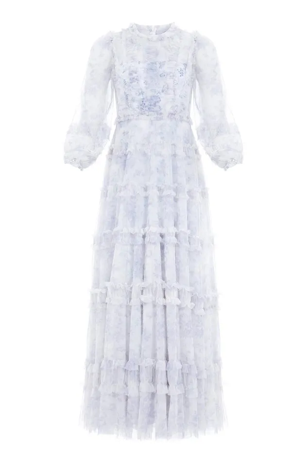 Women Printed Dresses Needle and Thread Rambling Roses Gown Multi