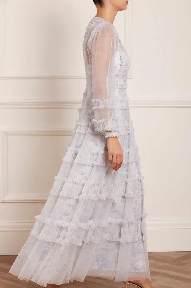 Women Printed Dresses Needle and Thread Rambling Roses Gown Multi