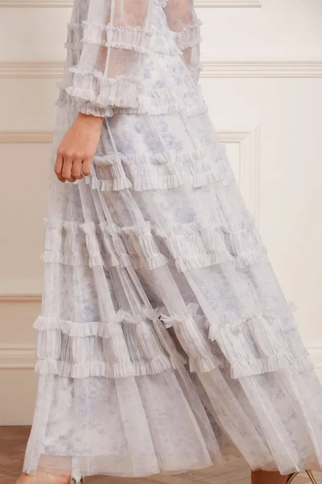 Women Printed Dresses Needle and Thread Rambling Roses Gown Multi