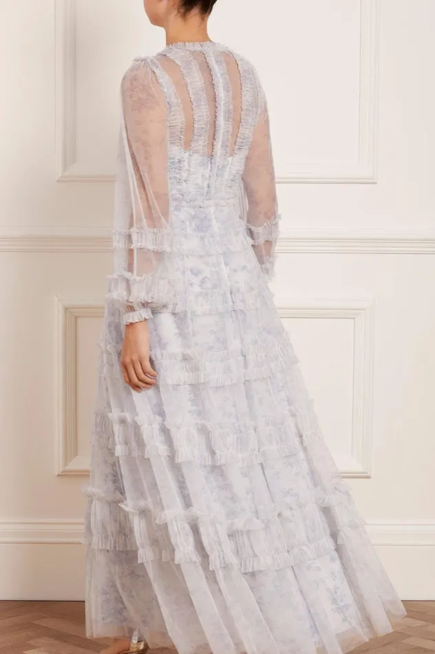 Women Printed Dresses Needle and Thread Rambling Roses Gown Multi
