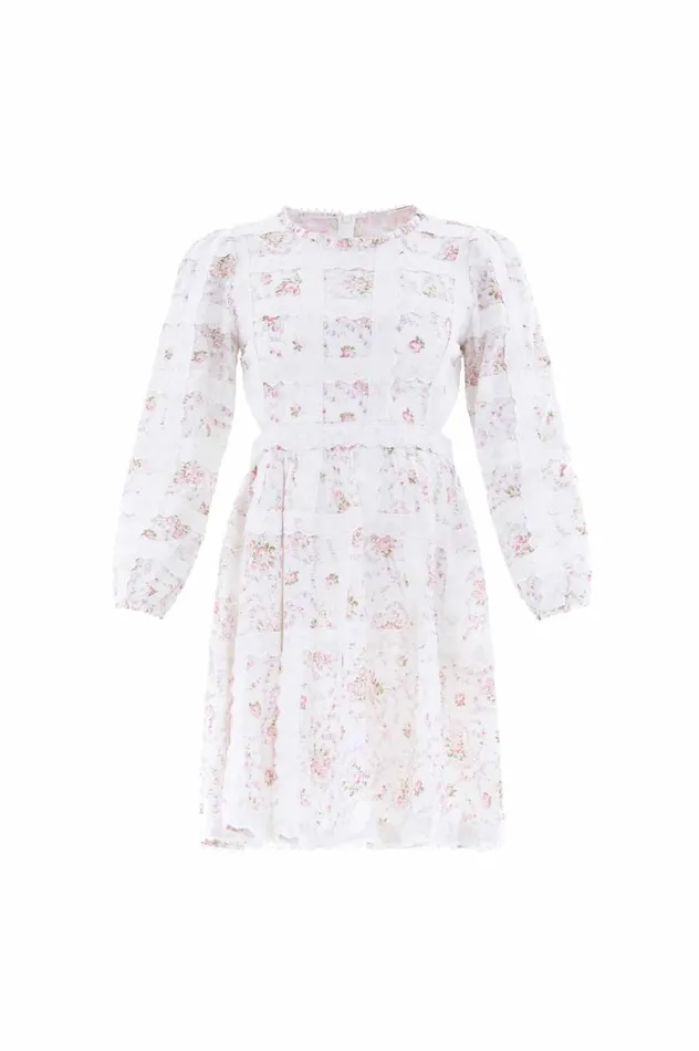 Women Printed Dresses Needle and Thread Vintage Ditsy Sophia Long Sleeve Micro Mini Dress Multi Women Printed Dresses Needle and Thread Vintage Ditsy Sophia Long Sleeve Micro Mini Dress Multi