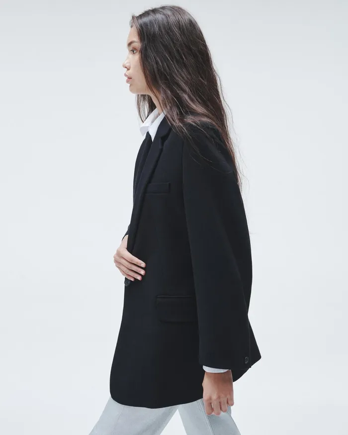 Women Rag and Bone Blazers and Vests Suzanne Viscose Blazer Black Women Rag and Bone Blazers and Vests Suzanne Viscose Blazer Black