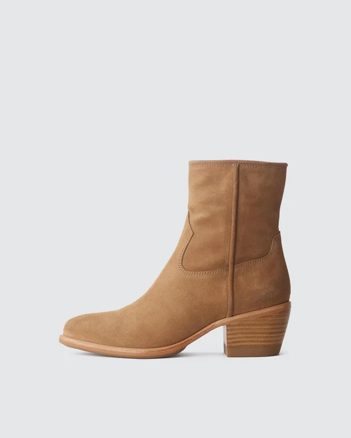 Women Rag and Bone Boots Mustang Boot Camel Suede