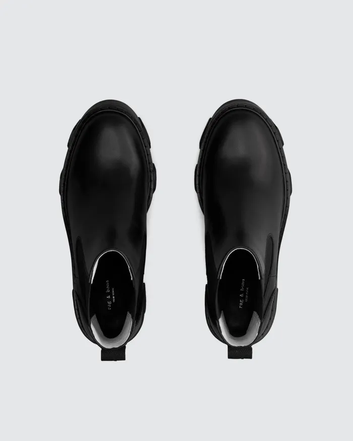 Women Rag and Bone Boots Shiloh Mid Boot Black Women Rag and Bone Boots Shiloh Mid Boot Black