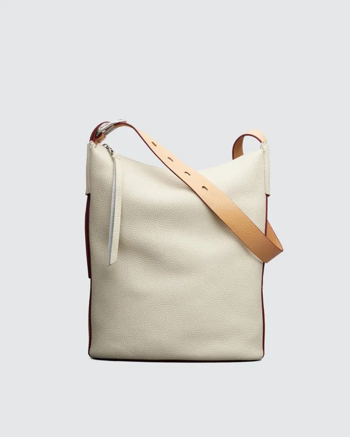Women Rag and Bone Handbags Belize Bucket Bag Antique White