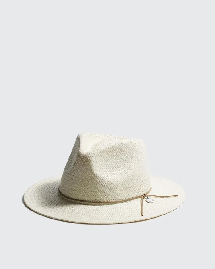 Women Rag and Bone Hats Packable Fedora Ivory Dune