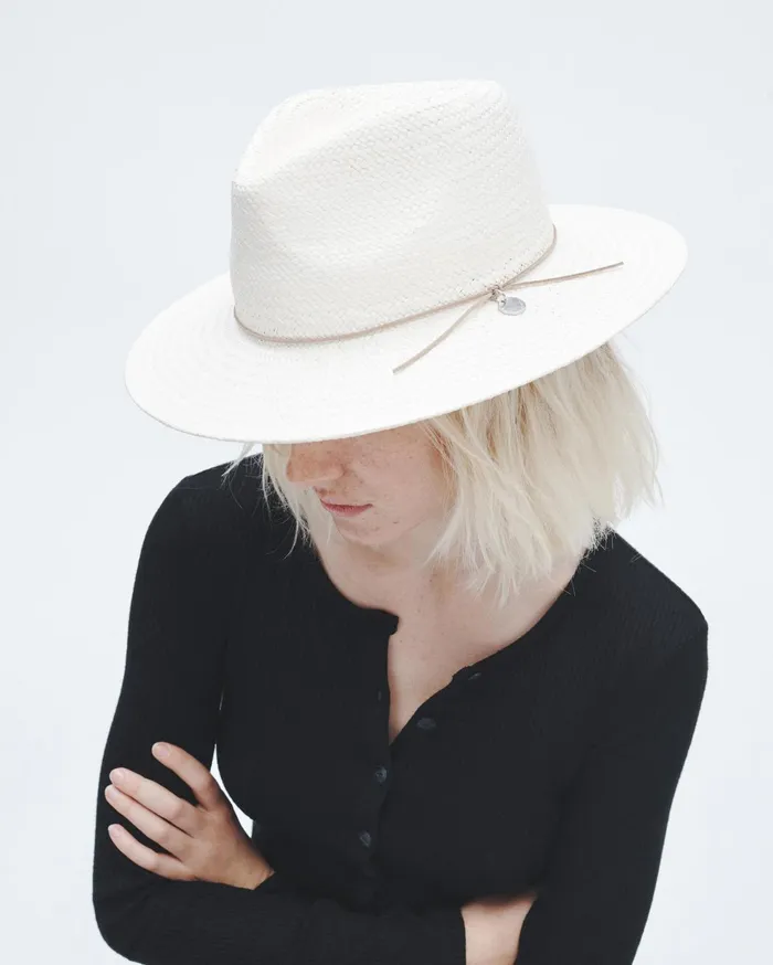 Women Rag and Bone Hats Packable Fedora Ivory Dune Women Rag and Bone Hats Packable Fedora Ivory Dune