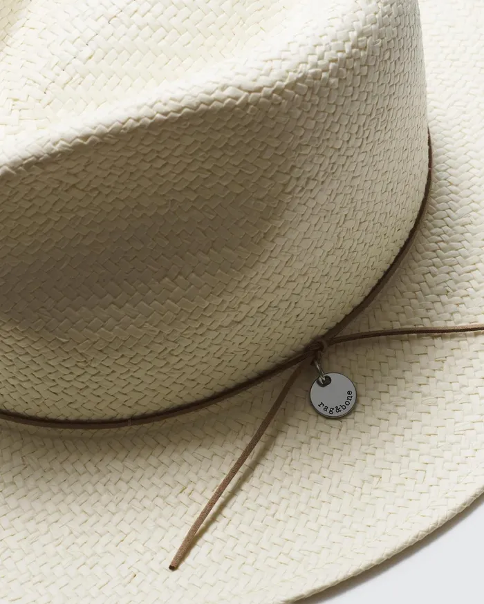 Women Rag and Bone Hats Packable Fedora Ivory Dune Women Rag and Bone Hats Packable Fedora Ivory Dune
