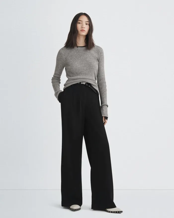 Women Rag and Bone Pants Bennett Japanese Crepe Pant Black Women Rag and Bone Pants Bennett Japanese Crepe Pant Black