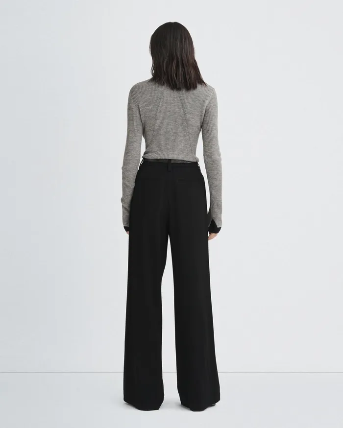 Women Rag and Bone Pants Bennett Japanese Crepe Pant Black Women Rag and Bone Pants Bennett Japanese Crepe Pant Black