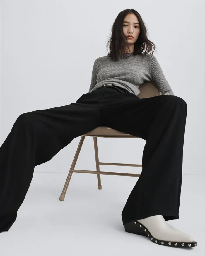 Women Rag and Bone Pants Bennett Japanese Crepe Pant Black Women Rag and Bone Pants Bennett Japanese Crepe Pant Black