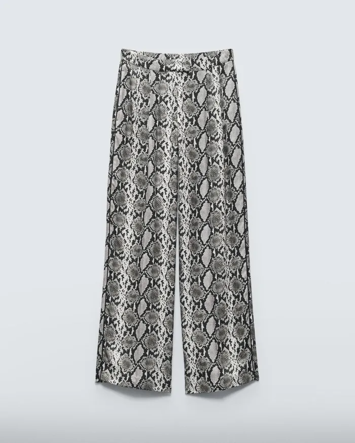 Women Rag and Bone Pants Lacey Printed Silk Pant Snake Print Women Rag and Bone Pants Lacey Printed Silk Pant Snake Print