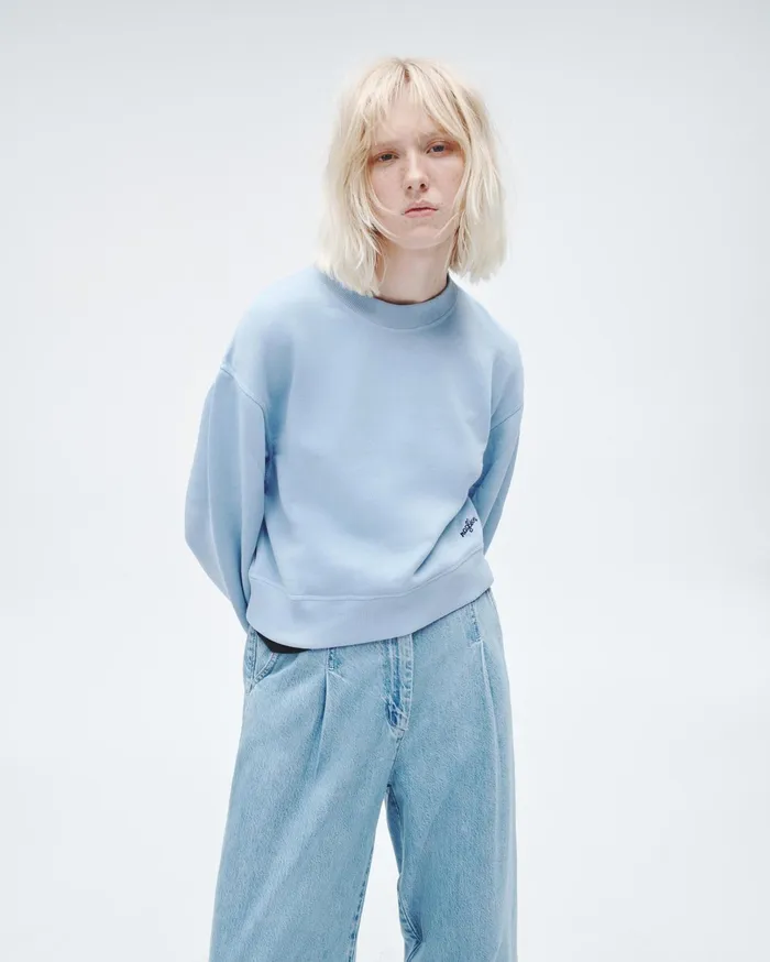 Women Rag and Bone Sweatshirts Vintage Terry Sweatshirt Raindrop