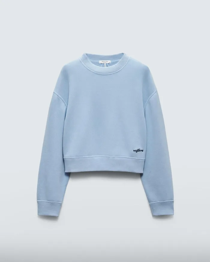 Women Rag and Bone Sweatshirts Vintage Terry Sweatshirt Raindrop Women Rag and Bone Sweatshirts Vintage Terry Sweatshirt Raindrop