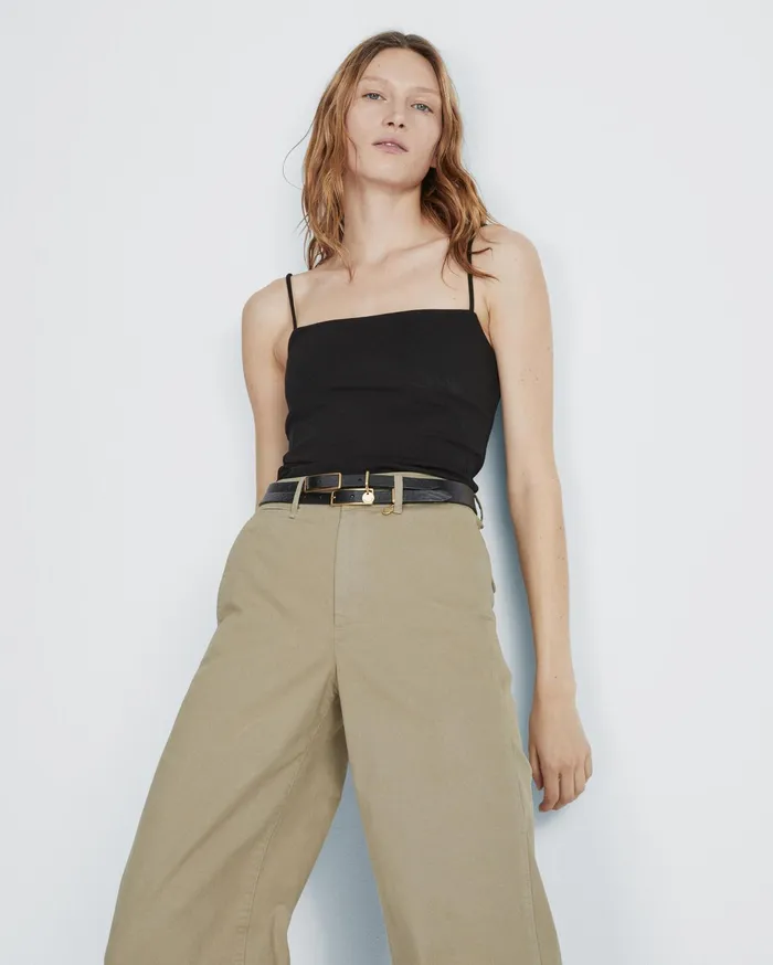 Women Rag and Bone TShirts Irina Ponte Cami Black