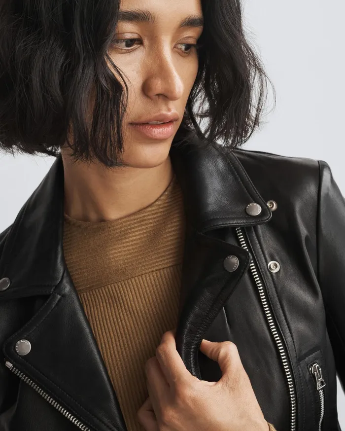 Women Rag and Bone TShirts The Knit Rib Paneled Crew Khaki Women Rag and Bone TShirts The Knit Rib Paneled Crew Khaki