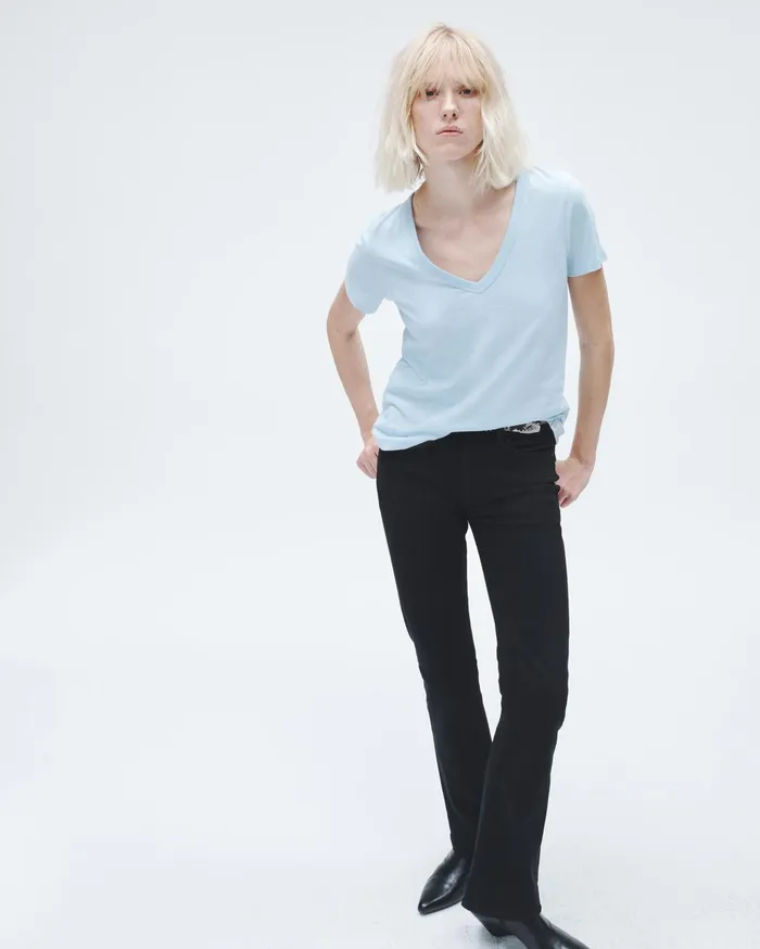 Women Rag and Bone TShirts The Slub Vee Raindrop Women Rag and Bone TShirts The Slub Vee Raindrop