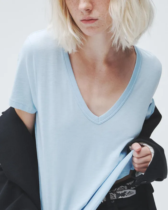 Women Rag and Bone TShirts The Slub Vee Raindrop Women Rag and Bone TShirts The Slub Vee Raindrop