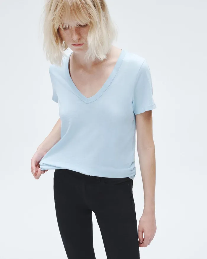 Women Rag and Bone TShirts The Slub Vee Raindrop Women Rag and Bone TShirts The Slub Vee Raindrop