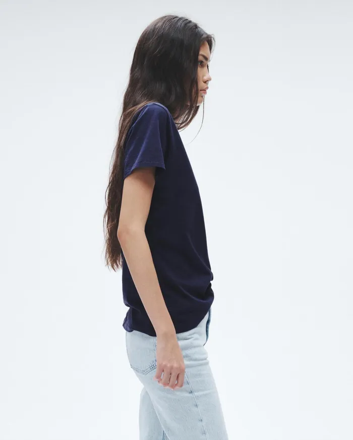 Women Rag and Bone TShirts The Slub Vee Salute Women Rag and Bone TShirts The Slub Vee Salute