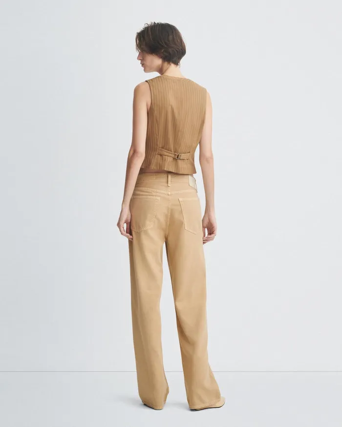Women Rag and Bone WideLeg Featherweight Logan Wide Beige