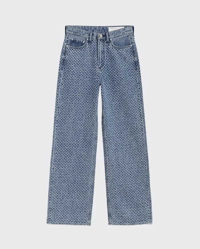 Women Rag and Bone WideLeg Logan Wide Medium Indigo Tweed Women Rag and Bone WideLeg Logan Wide Medium Indigo Tweed