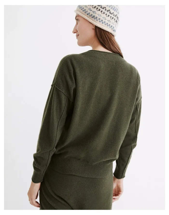 Women Resourced Cashmere Carlyn V Neck Cardigan Sweater Heather Moss Madewell Sweaters Women Resourced Cashmere Carlyn V Neck Cardigan Sweater Heather Moss Madewell Sweaters