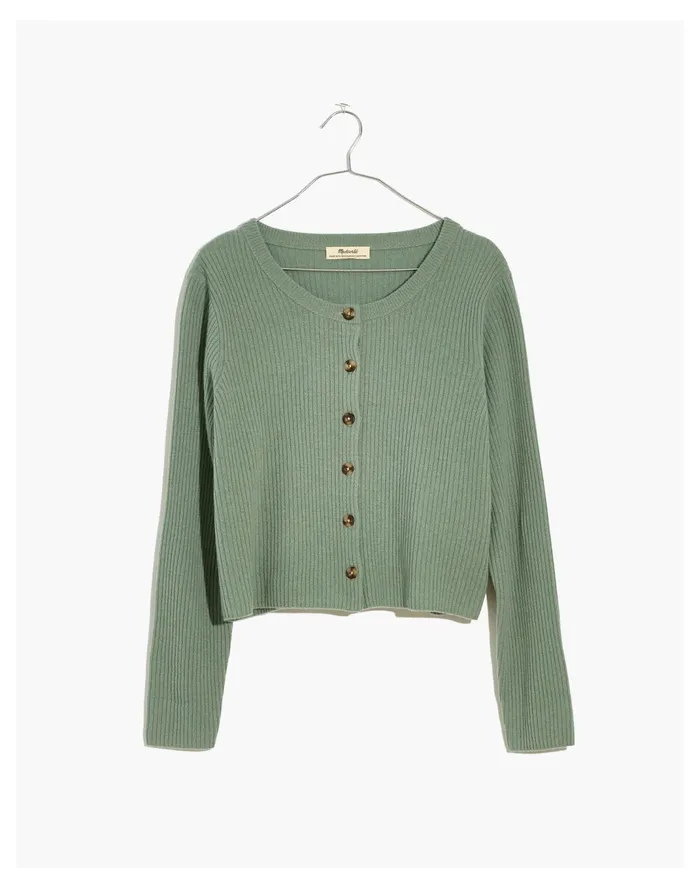 Women Resourced Cashmere Crop Cardigan Sweater Frosted Willow Madewell Sweaters Women Resourced Cashmere Crop Cardigan Sweater Frosted Willow Madewell Sweaters