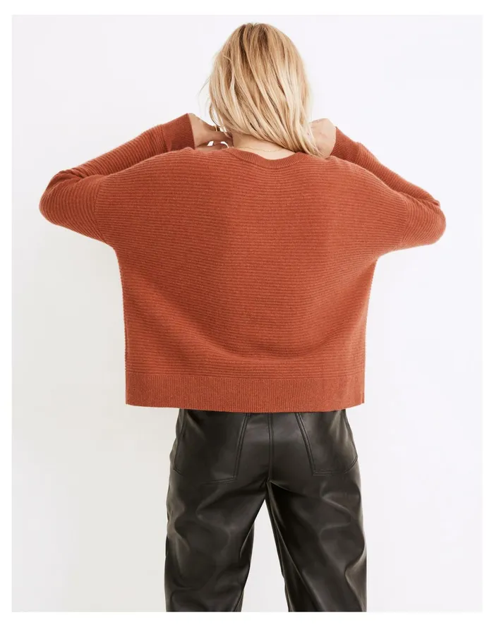Women Responsible Cashmere Deville Cardigan Sweater Weathered Brick Madewell Sweaters Women Responsible Cashmere Deville Cardigan Sweater Weathered Brick Madewell Sweaters