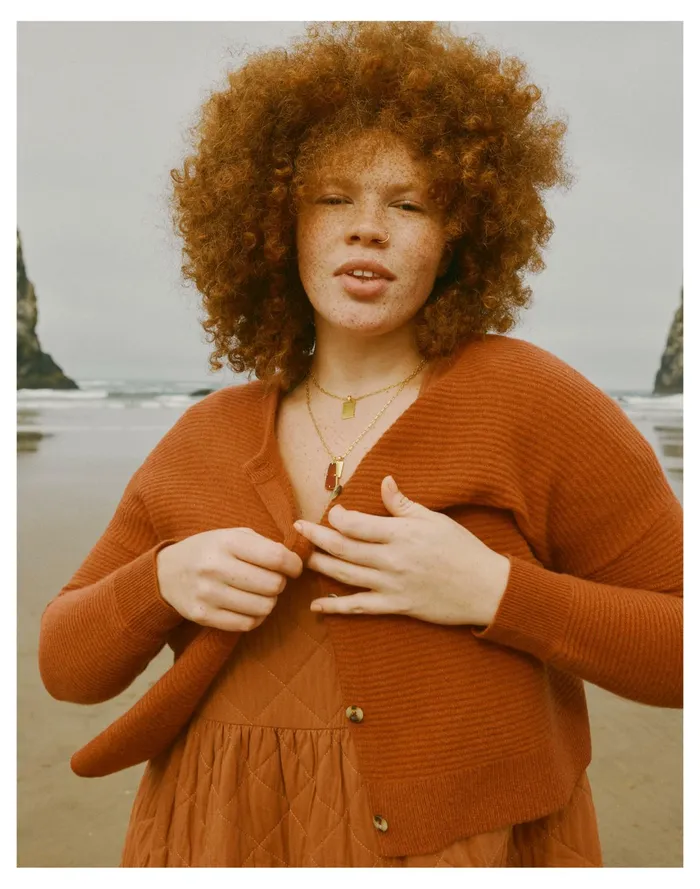 Women Responsible Cashmere Deville Cardigan Sweater Weathered Brick Madewell Sweaters Women Responsible Cashmere Deville Cardigan Sweater Weathered Brick Madewell Sweaters