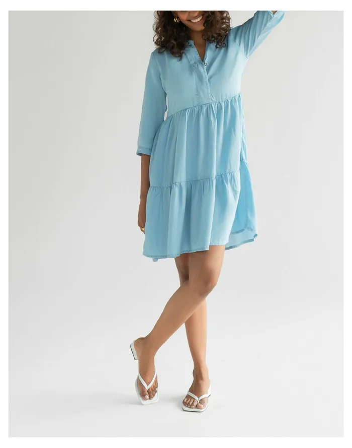 Women Reistor Dawn To Dusk Dress Blue Madewell Dresses