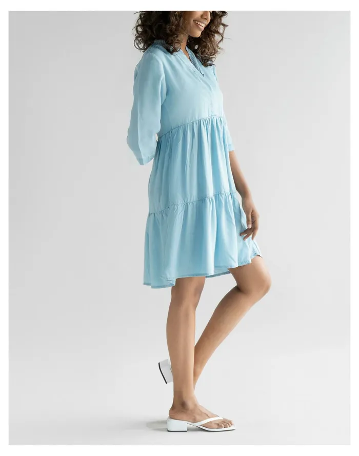 Women Reistor Dawn To Dusk Dress Blue Madewell Dresses Women Reistor Dawn To Dusk Dress Blue Madewell Dresses