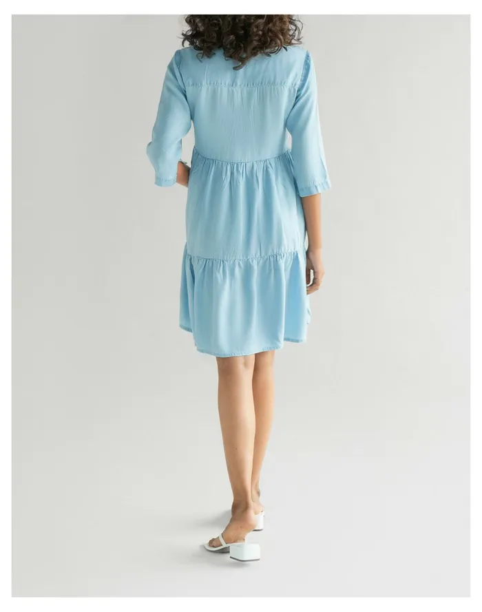 Women Reistor Dawn To Dusk Dress Blue Madewell Dresses Women Reistor Dawn To Dusk Dress Blue Madewell Dresses