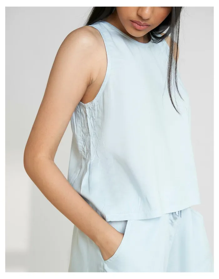 Women Reistor Night Owl Set Light Blue Madewell Pajamas Women Reistor Night Owl Set Light Blue Madewell Pajamas