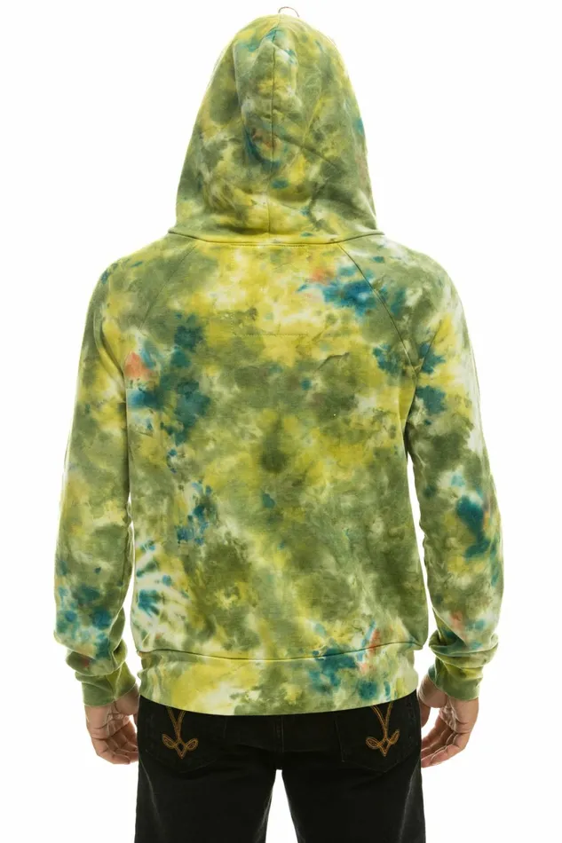 Women RELAXED HAND DYED ZIP HOODIE 8211 TIE DYE GREEN YELLOW Aviator Nation Hoodies Women RELAXED HAND DYED ZIP HOODIE 8211 TIE DYE GREEN YELLOW Aviator Nation Hoodies