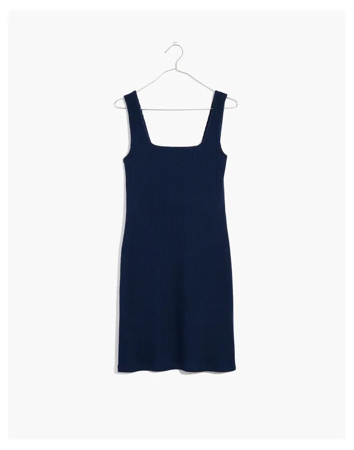 Women Ribbed Knit Bodycon Mini Dress Dark Nightfall Madewell Dresses Women Ribbed Knit Bodycon Mini Dress Dark Nightfall Madewell Dresses