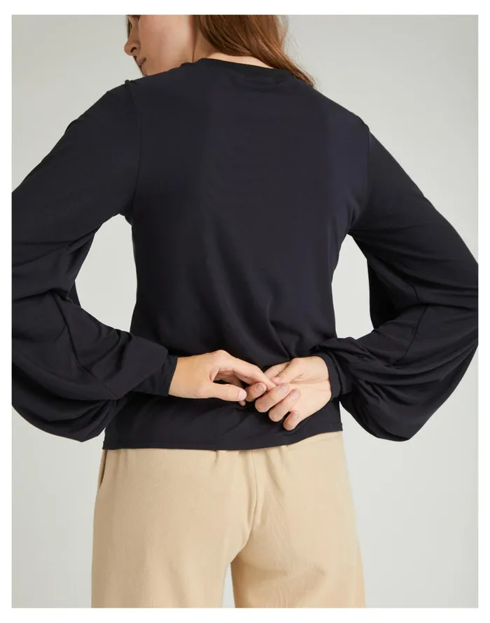Women Richer Poorer Dream Billow Sleeve Tee Black Madewell Tops and Shirts Women Richer Poorer Dream Billow Sleeve Tee Black Madewell Tops and Shirts