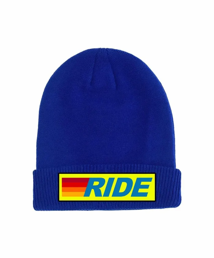 Women RIDE LOGO BEANIE 8211 ROYAL Aviator Nation Beanies